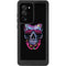 Liquid Blue Neon Skull with Glasses Galaxy Note20 Ultra 5G Waterproof Case
