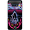 Liquid Blue Neon Skull with Glasses Galaxy S10e Skin