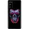 Liquid Blue Neon Skull with Glasses Galaxy S20 Fan Edition Skin