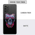 Liquid Blue Neon Skull with Glasses Galaxy S20 Plus Skin