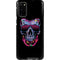 Liquid Blue Neon Skull with Glasses Galaxy S20 Pro Case