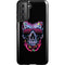 Liquid Blue Neon Skull with Glasses Galaxy S21 5G Pro Case