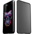 Liquid Blue Neon Skull with Glasses Galaxy S21 FE Pro Case