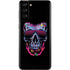 Liquid Blue Neon Skull with Glasses Galaxy S21 Plus 5G Skin
