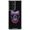 Liquid Blue Neon Skull with Glasses Galaxy S21 Ultra 5G Clear Case