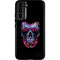 Liquid Blue Neon Skull with Glasses Galaxy S22 Plus Pro Case