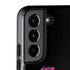 Liquid Blue Neon Skull with Glasses Galaxy S22 Plus Pro Case