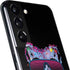 Liquid Blue Neon Skull with Glasses Galaxy S22 Plus Skin
