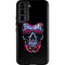 Liquid Blue Neon Skull with Glasses Galaxy S22 Pro Case