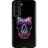 Liquid Blue Neon Skull with Glasses Galaxy S22 Pro Case