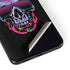 Liquid Blue Neon Skull with Glasses Galaxy S22 Skin