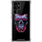 Liquid Blue Neon Skull with Glasses Galaxy S22 Ultra Clear Case
