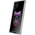 Liquid Blue Neon Skull with Glasses Galaxy S22 Ultra Clear Case