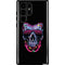 Liquid Blue Neon Skull with Glasses Galaxy S22 Ultra Pro Case