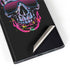 Liquid Blue Neon Skull with Glasses Galaxy S22 Ultra Skin