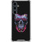 Liquid Blue Neon Skull with Glasses Galaxy S23 FE Clear Case