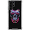 Liquid Blue Neon Skull with Glasses Galaxy S24 Ultra Clear Case