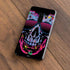 Liquid Blue Neon Skull with Glasses Galaxy S9 Plus Skin