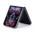 Liquid Blue Neon Skull with Glasses Galaxy Z Flip5 5G Skin