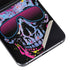 Liquid Blue Neon Skull with Glasses Galaxy Z Flip5 5G Skin