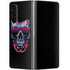 Liquid Blue Neon Skull with Glasses Galaxy Z Fold4 5G Skin