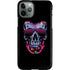 Liquid Blue Neon Skull with Glasses iPhone 11 Pro Lite Case