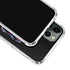 Liquid Blue Neon Skull with Glasses iPhone 11 Pro Max Clear Case
