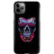 Liquid Blue Neon Skull with Glasses iPhone 11 Pro Max Lite Case