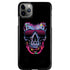 Liquid Blue Neon Skull with Glasses iPhone 11 Pro Max Lite Case