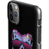 Liquid Blue Neon Skull with Glasses iPhone 11 Pro Max Lite Case