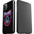 Liquid Blue Neon Skull with Glasses iPhone 11 Pro Max Lite Case