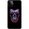 Liquid Blue Neon Skull with Glasses iPhone 11 Pro Max Skin