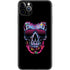 Liquid Blue Neon Skull with Glasses iPhone 11 Pro Max Skin