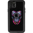 Liquid Blue Neon Skull with Glasses iPhone 11 Pro Max Waterproof Case