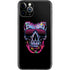 Liquid Blue Neon Skull with Glasses iPhone 11 Pro Skin