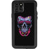 Liquid Blue Neon Skull with Glasses iPhone 11 Pro Waterproof Case
