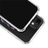 Liquid Blue Neon Skull with Glasses iPhone 12 Clear Case