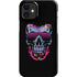 Liquid Blue Neon Skull with Glasses iPhone 12 Mini Lite Case