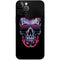 Liquid Blue Neon Skull with Glasses iPhone 12 Pro Max Skin