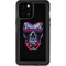 Liquid Blue Neon Skull with Glasses iPhone 12 Pro Max Waterproof Case