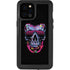 Liquid Blue Neon Skull with Glasses iPhone 12 Pro Max Waterproof Case