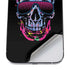 Liquid Blue Neon Skull with Glasses iPhone 12 Pro Skin