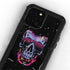 Liquid Blue Neon Skull with Glasses iPhone 12 Pro Waterproof Case