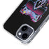 Liquid Blue Neon Skull with Glasses iPhone 13 MagSafe Case