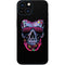 Liquid Blue Neon Skull with Glasses iPhone 13 Mini Skin