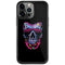 Liquid Blue Neon Skull with Glasses iPhone 13 Pro Cargo Case