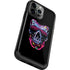 Liquid Blue Neon Skull with Glasses iPhone 13 Pro Cargo Case