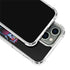 Liquid Blue Neon Skull with Glasses iPhone 13 Pro Clear Case