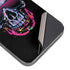 Liquid Blue Neon Skull with Glasses iPhone 13 Pro Skin