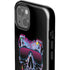 Liquid Blue Neon Skull with Glasses iPhone 15 Impact Case